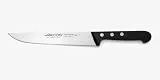 Arcos Tranchiermesser mit Nitrum Edelstahlklinge 190 mm - Ergonomischer Griff aus Polyoxymethylen POM, Ideal für Entbeinen - Schwarz, Serie Universal