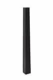 VIVANNO Kerzenhalter Kerzenständer Standkerzenhalter Obelisk Schwarz Matt 120