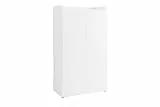 byLIVING Sekretär Janne/Sekretär matt weiß/Office-Schrank mit 2 Türen/platzsparend/Grifflos/B 80, H 141, T 40 cm