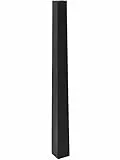 VIVANNO Kerzenhalter Kerzenständer Standkerzenhalter Obelisk Schwarz Matt 120