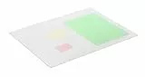 Durable Schreibunterlage mit Dekorrille, 53 x 40 cm, blendfrei, rutschfest, PP, transparent, 712219