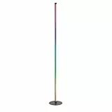 Hama Smart Standleuchte, RGB Ecklampe (Stehlampe für Farbwechsel bunt, indirekte Beleuchtung, Lichtsäule mit App, Musikmodi, Bodenlampe dimmbar für Wohnzimmer, Schlafzimmer, Spielzimmer, 8 W, 153 cm)