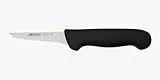 Arcos Profi-Ausbeinmesser - Edelstahlklinge NITRUM 100 mm - Schwarzer Polypropylen-Griff - Perfekt zum Entbeinen von Fleisch - Serie 2900