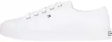 Tommy Hilfiger Damen Vulcanized Sneaker Essential Nautical Schuhe, Weiß (White), 39