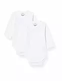Schnizler Unisex Baby Wickel-Body 1/1-Arm 2er Pack 809500, 1 - Weiß, 56