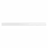 DONAU Universal Klemmschienen / 10 Stück/Klemmschiene DIN A4/ 4mm für circa 40 Blatt/Klemmleiste für Sichtschutzstreifen/Befestigungs-clips/PVC Kunststoff/Weiße