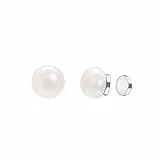Airokiy Damen Perlen Klipp Ohrringe Damen Hypoallergene Süßwasserperle ohrclips mit kleinen perlen 6 mm