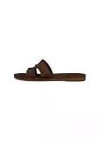 Marc O'Polo Slide Model Babette mit modernen Cut-Outs dunkelbraun, 39