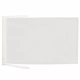 AZ FLAG - Flagge Einfarbig Weiss - 45x30 cm Mit Kordel - Einfarbig Fahne 30 x 45 Cm - Flaggen