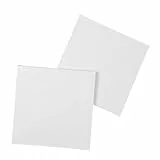 Ideen mit Herz Leinwand auf MDF-Rahmen | 2 Stück | Keilrahmen | Künstler-Leinwand | zum Bemalen mit Acryl- oder Öl-Farben | 390g/m² (30 cm x 30 cm)
