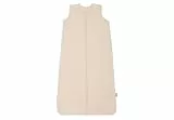 Jollein Jersey Schlafsack Baby – 110cm – Little Waffle – Sand – 95% Baumwolle 5% Elastan – 0.5 TOG – Sommerschlafsack Baby – OEKO-TEX Zertifiziert