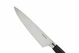 LE CREUSET Kochmesser, 20 cm 18/8 Edelstahlklinge mit glattem Schliff, Kunststoffgriff, Rostfrei, Schwarz/Silber, 98000320000300