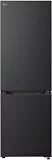 LG Electronics GBBS312BEV Kühl-Gefrier-Kombination, leise (33dB), 333L, 186 cm hoch, Energieklasse B, Abtauautomatik, Schnellgefrierfunktion, freistehend, Energieklasse B.
