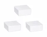 WENKO Nachfüller Raumentfeuchter Mod. Cube, 3er Set 500 g Granulat-Block, reduziert Schimmel und Gerüche, sofortige Wirkung bis zu 2 Monate, Maße (B x H x T): 10 x 5 x 10 cm, Weiß