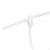 REV Kabelbinder, Knotenband wiederverschliessbar 18 cm, 100 Stück, weiss
