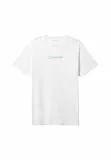 Calvin Klein Herren S/S Crew Neck 000Nm2748E Sleep Top, Weiß (Classic White w/Blue Descent Logo), L
