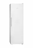 Siemens GS36NVWEP iQ300 Freistehender Gefrierschrank, 186 x 60 cm, 242 L Gefrieren, noFrost – nie wieder abtauen, varioZone - flexible Schubladen und Glasablagen, multiAirflow-System, Weiß