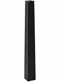 VIVANNO Kerzenhalter Kerzenständer Standkerzenhalter Obelisk Schwarz Matt 100