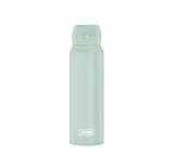 THERMOS ULTRALIGHT BOTTLE 0,75l, soft mint mat, Thermosflasche aus Edelstahl, 10 heiß / 20 h kalt, absolut dicht für Wasser, Tee, stille Getränke