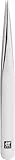 ZWILLING Spitze Pinzette (Entfernen von Splittern, eingewachsenen oder feinen Härchen, Handgeschliffene, angeraute Spitzen), Poliert, Silber, 90 mm