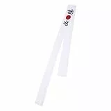 BESTOYARD Japanisches Stirnband Baumwolle Kopfband Karate Zubehör Atmungsaktiv Unisex Koch und Sportbandana Weiß