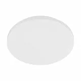 EGLO Deckenlampe Pogliola, Ø 31 cm, LED Deckenleuchte, 1 flammige Wohnzimmerlampe aus Stahl und Kunststoff, Lampe weiß, Kinderzimmerlampe, Küchenlampe, Bürolampe, Flurlampe Decke