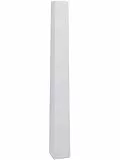 VIVANNO Kerzenhalter Kerzenständer Standkerzenhalter Obelisk Weiß Matt 100