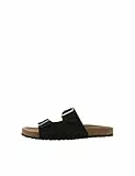 JACK & JONES Herren JFWLOUIS Suede Sandalen 12231428 ,Anthrazit ,44 EU