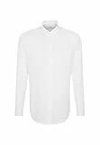 Seidensticker Herren Mens Regular Longsleeve Cotton Businesshemd, Weiß(193650), 42 EU