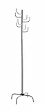 HAKU Möbel Garderobenständer grau, Metall - Maße: H 180 cm x Ø 37 cm, Style: Modern