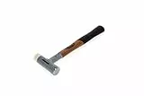 GEDORE KOMBI-PLUS R Hammer, mit Holzgriff, Schon-/Schlosserhammer, Ø 30 mm, rückschlagfrei, Hickorystiel, 247 H-30
