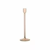like. by Villeroy & Boch - Like Home Kerzenständer in braun, 8x8x25 cm, Borosilikat-Glas