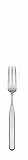 Alessi IS02/17 Collo-Alto, Fischgabel 18/10 glänzend poliert Edelstahl 19 x 2 x 4 cm 6 Einheiten, Silber