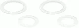 GROHE Dichtung (Chromoberfläche- langlebig, hochglänzend und widerstandsfähig, Wunschgerechte Ausrichtung des Mouseurs), 43808000 (Packung mit 2)