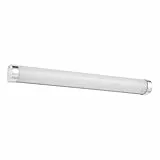 EGLO LED Spiegelleuchte Tragacete 1, Wandlampe Bad, Spiegellampe aus Kunststoff, Metall Badezimmer Lampe in Silber, Weiß, Chrom, Feuchtraumleuchte neutralweiß, IP 44, L 45 cm