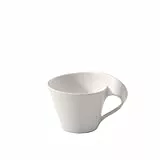 Villeroy & Boch - NewWave Caffé Cappuccino-Tasse 150 ml Weiß, Spülmaschinenfest, Mikrowellensicher, Jumbotasse, Kaffeebecher Porzellan, Große Tasse, Geschirr, Premium Porzellan