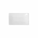 Villeroy & Boch 24cm x 14cm Sushi-Teller Modern Grace aus Premium Bone Porzellan in Uni-Weiß