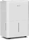Woleix Luftentfeuchter elektrisch 20L, Entfeuchter elektrisch für Keller, Raumentfeuchter elektrisch 39dB für Räume bis zu 150m³/50m², mit Timer, Filter und 1M Ablaufschlauch, 10 J. Gar.