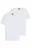 BOSS Herren Rn 2p Co/EL T-Shirt, New - White100, XL EU