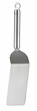 RÖSLE Sandwich-Palette gekröpft, Hochwertiger Edelstahlwender mit Rundgriff und Aufhängeöse, Edelstahl 18/10, 32 cm, Silber, Silberfarben