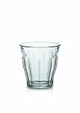 Duralex 1028AB06A0111 Picardie Six Trinkglas, Wasserglas, Saftglas, 310ml, Glas, transparent, 6 Stück