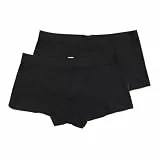 HOM - Herren - Boxer Briefs 2-Pack 'Boxerlines HO1' - Retroshorts - All Black - Grösse M
