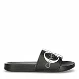 Calvin Klein Jeans Logo SLDE Kinder Poolschuhe, Black, 38/38.5 EU