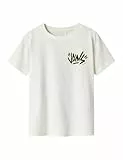 Name It Jungen Nkmmakai Jaws Nreg Ss Top Box Sky, Cloud Dancer, 134-140 EU