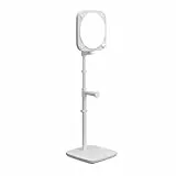 Elgato Key Light Neo mit Stand Weiß – USB‑Beleuchtung für Streams & Calls, Onboard‑/Wi‑Fi‑Steuerung, für Laptop/PC/Mac, Weighted Base, höhenverstellbar mit Neigungsfunktion und Headset-Halter