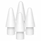 Replacement Tips Compatible with Apple Pencil 2 Gen iPad Pro - iPencil Nib for iPad Pencil 1st/2nd Gen White 4 Pack
