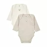 Steiff Body langarm 2er Pack EU 86 cloud dancer, Baby-Body, langarm Body-Anzug für Babys, Strampler Einteiler, weicher und bequemer Strampelanzug, waschmaschinenfest