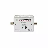 Hama 205359 SAT-Finder mit LED-Anzeige Metall Dämpfungsregler 2X F-Anschluss