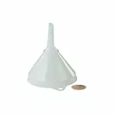 hünersdorff Fasstrichter 253 mm, mit Sieb, HD-PE, natur, braun