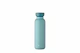Mepal - Isolierflasche Ellipse - Doppelwandige Thermo Wasserflasche - Thermosflasche für Unterwegs - 12 Stunden heiß & 24 Stunden kalt - Edelstahl - 500 ml - Nordic green